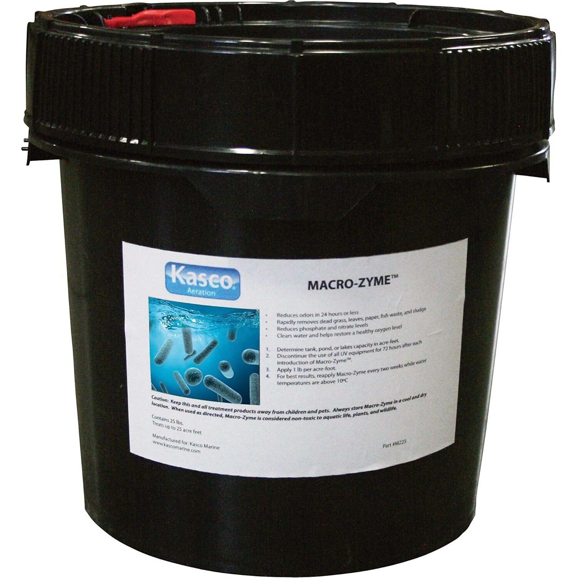 Kasco Marine Macro-Zyme Pond Bacteria, 25-Lb. bulk container, Model# MZ25